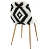 Chaise - PARIS PRIX - Lagos - Pieds imitation bois - Assise en tissu
