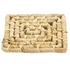 Dessous de Plat Carré "Tressé" 15cm Beige