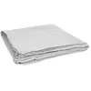 Jeté de Canapé - PARIS PRIX - Blen - 170x250cm - Gris Clair - Fibre Naturelle