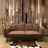 Canapé Club Convertible "minota" 198cm Marron - Paris Prix