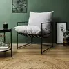 Fauteuil Design "jonas" 62cm Gris & Noir - Paris Prix