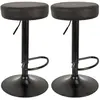 THE HOME DECO FACTORY Lot De 2 Tabourets De Bar "mumford" 63-83cm Noir - Paris Prix