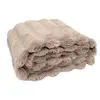 GENERIQUE Plaid Imit Fourrure Opulence Taupe 120x150cm