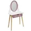 Monsieur Madame - Coiffeuse pour enfants Monsieur Madame 55 x 30 x 97 cm