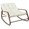 PARIS PRIX The Home Deco Factory Fauteuil De Jardin À Bascule En Métal Miamii