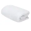 Home Deco Factory - Plaid flanelle cotelé sherpa écru - 180x220 cm T.U