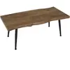 Home Deco Factory - Table basse Forest noir/marron - 100x49x38 cm T.U