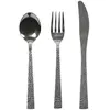 HOME DECO FACTORY Menagere 24Pcs Martelee Art de la Table Vaisselle Menagere