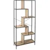 HOME DECO FACTORY - Etagère en bois et métal Edison 80 x 30 x 180 cm