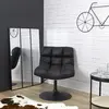 HOME DECO FACTORY - Fauteuil vintage style industriel en polyuréthane noir