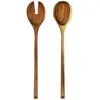 Couverts de Service Acacia 36cm Marron