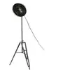 Lampadaire industriel 40x40x124 cm en fer noir