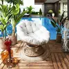PARIS PRIX The Home Deco Factory - Fauteuil de jardin rotatif avec coussin Cancun