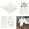 Home Deco Factory - Nappe motif étoile dorée blanc/doré - 250x140 cm T.U