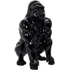 The Home Deco Factory - Gorille accroupi en résine 46 cm noir
