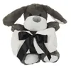 Paris Prix Peluche & Plaid Enfant Chien 70x70cm Gris