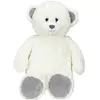 MULTIMARQUES Peluche ours - JARDINDECO - 90 cm - Polyester - Blanc - Gamme Plush