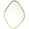 The Home Deco Factory Miroir Mural Déco Contour Losange 34cm Or