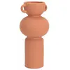 MOBILIBRICO Vase Anse Ceramique Terracotta Arty H25.5cm