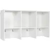 The Home Deco Factory - Etagère de cuisine murale en bois blanc