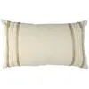 Coussin Déco Tressé "Natural Crush" 30x50cm Beige