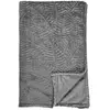 MULTIMARQUES Plaid - Roméo - Flanelle - Gris Foncé - Rectangulaire - Doux & Confortable