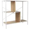 HOME DECO FACTORY - HD0078 - Etagere Edison Blanc 80X30X79.5Cm