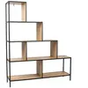 CMP - PARIS Home Deco Factory - Etagère escalier Edison marron/noir - 120x146x30 cm T.U
