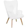 Home Deco Factory - Fauteuil Helsinki patchwork beige/marron - 65x100x74 cm T.U