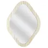 Home Deco Factory Miroir décoratif Elio Losange en Bois H34cm