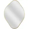 Home Deco Factory - Miroir losange doré - 44x60x1 cm T.U