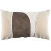 COSMETIC CLUB Home Deco Factory - Coussin bouclette  beige - 50x30 cm T.U