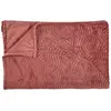 COSMETIC CLUB Home Deco Factory - Plaid flanelle embossé terracotta - 150x200 cm T.U