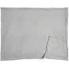 MOBILIBRICO Home Deco Factory - Plaid en Microfibre gris clair - 150x200 cm T.U
