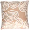 COSMETIC CLUB Home Deco Factory - Coussin imprimé sherpa Crush blanc/beige - 40x9x40 cm T.U