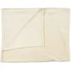 Paris Prix Plaid Flanelle Embosse "Roméo" 120x150cm Crème