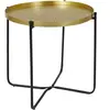 HOME DECO FACTORY Table d'Appoint Design Alia 50cm Or