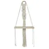 MULTIMARQUES Étagère Murale Style Déco Boho - Dimensions : L. 25 x P. 10 x H. 62  cm