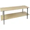 Home Deco Factory - Banc TV Loka marron/noir - 115x45x35 cm T.U