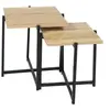 The Home Deco Factory Lot de 2 Tables Gigognes "Loka" 40cm Naturel