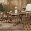 HOME DECO FACTORY TABLE DE CAMPING PLIABLE MARIPOSA 58X60CM
