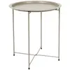 Home Deco Factory - Table Sienna beige - D.47xH.50 cm T.U