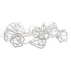 The Home Deco Light - Guirlande lumineuse diamants en métal 10 leds ar...