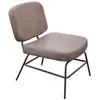 The Home Deco Factory - Fauteuil lounge en polyuréthane Detroit Gris