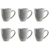 Home Deco Factory - 6 Mugs Au grès du temps gris - 30 cl T.U
