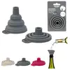 Electrodepot Entonnoir rétractable , entonnoir pliable en silicone, 3 coloris disponibles