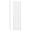 Cook Concept - Set de 4 pailles en verre avec goupillon