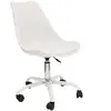CMP PARIS Chaise a roulettes kiruna blanc m2