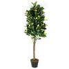 JE CHERCHE UNE IDEE The Home Deco Factory - Citronnier artificiel en pot 120 cm