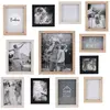 The Home Deco Factory - Cadres photos en bois Bonheur (Lot de 12)